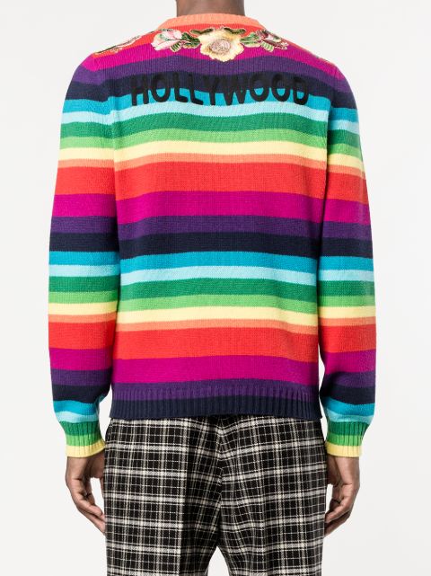 rainbow gucci sweatpants