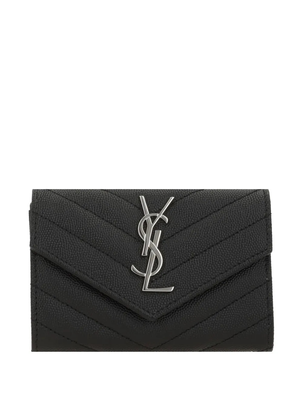 Saint Laurent Cassandre monogram envelope wallet | Black | Image 1
