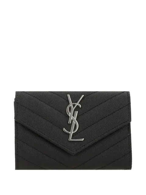 Saint Laurent Kleines Portemonnaie mit YSL-Monogramm