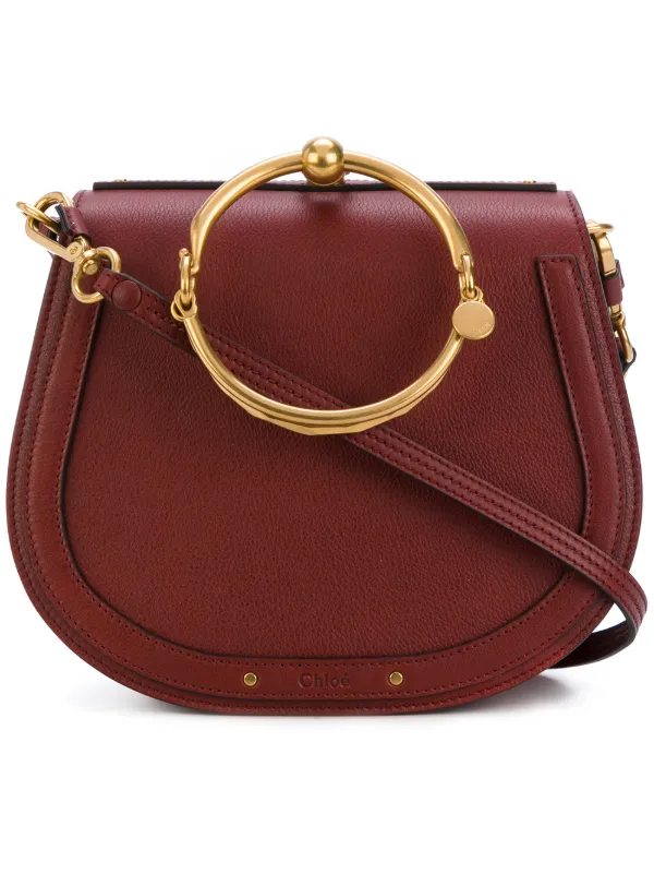 chloe nile burgundy