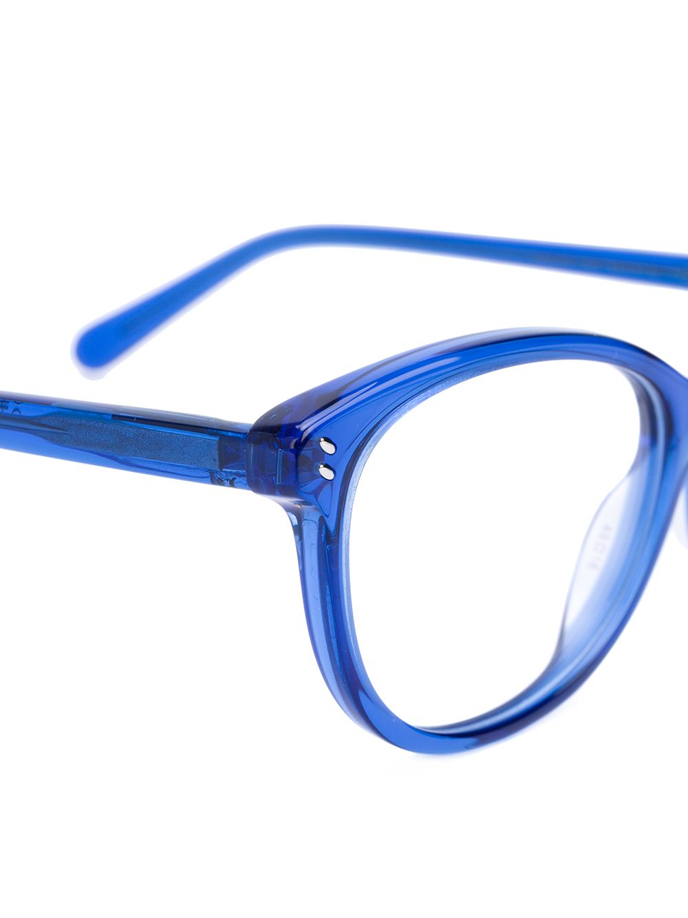 Stella McCartney Kids oval frame eyeglasses - Blauw