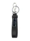 Prada robot-motif leather keychain - Black