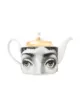 Image 2 of Fornasetti face print tea pot