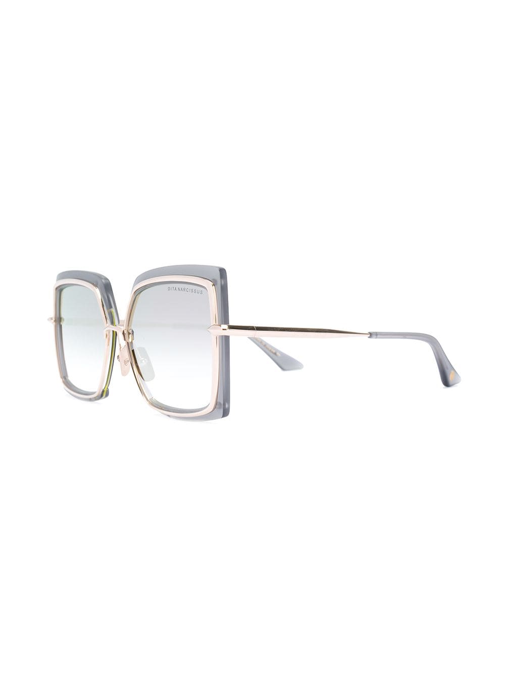 Shop Dita Eyewear Narcissus Sunglasses In Grey