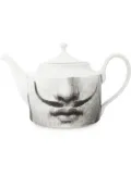 Fornasetti face print tea pot - Black