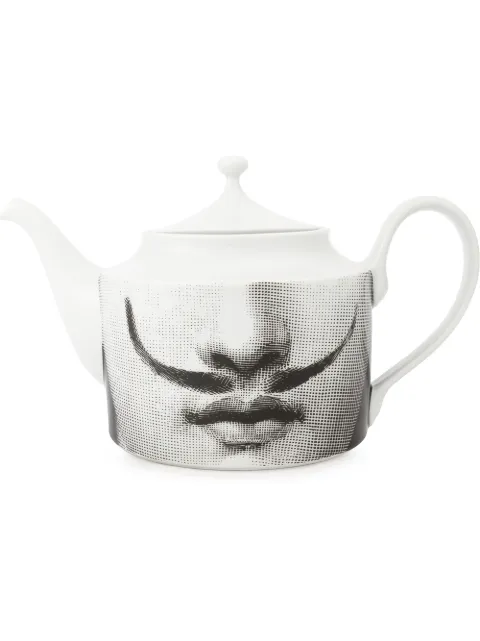 Fornasetti face print tea pot