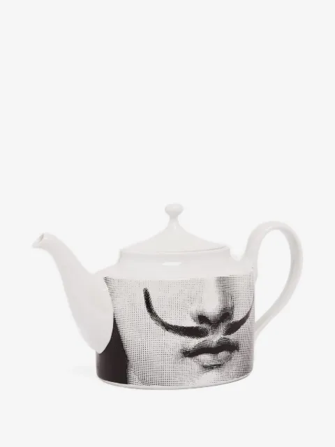 Fornasetti face print tea pot