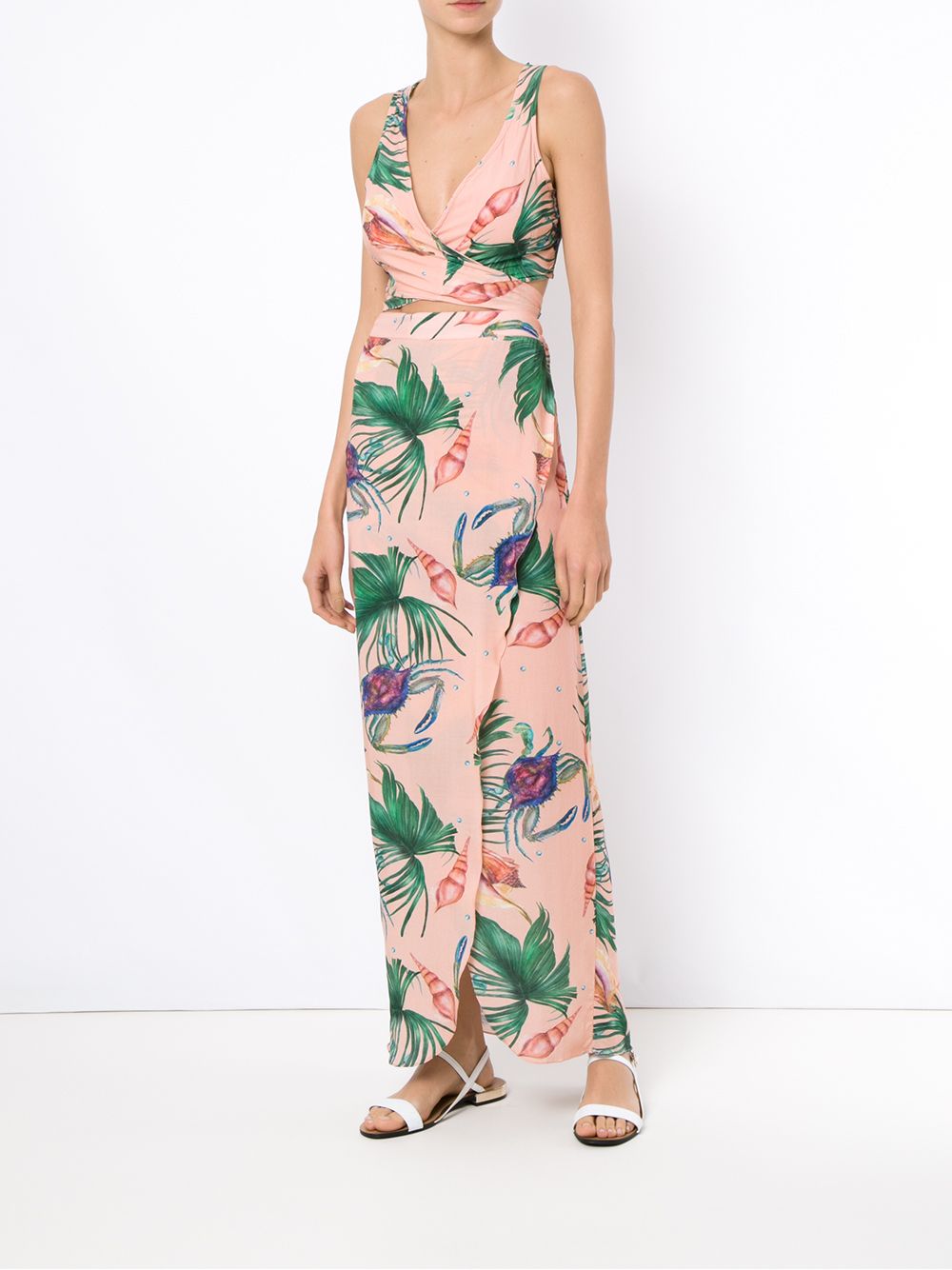 фото Brigitte printed maxi skirt