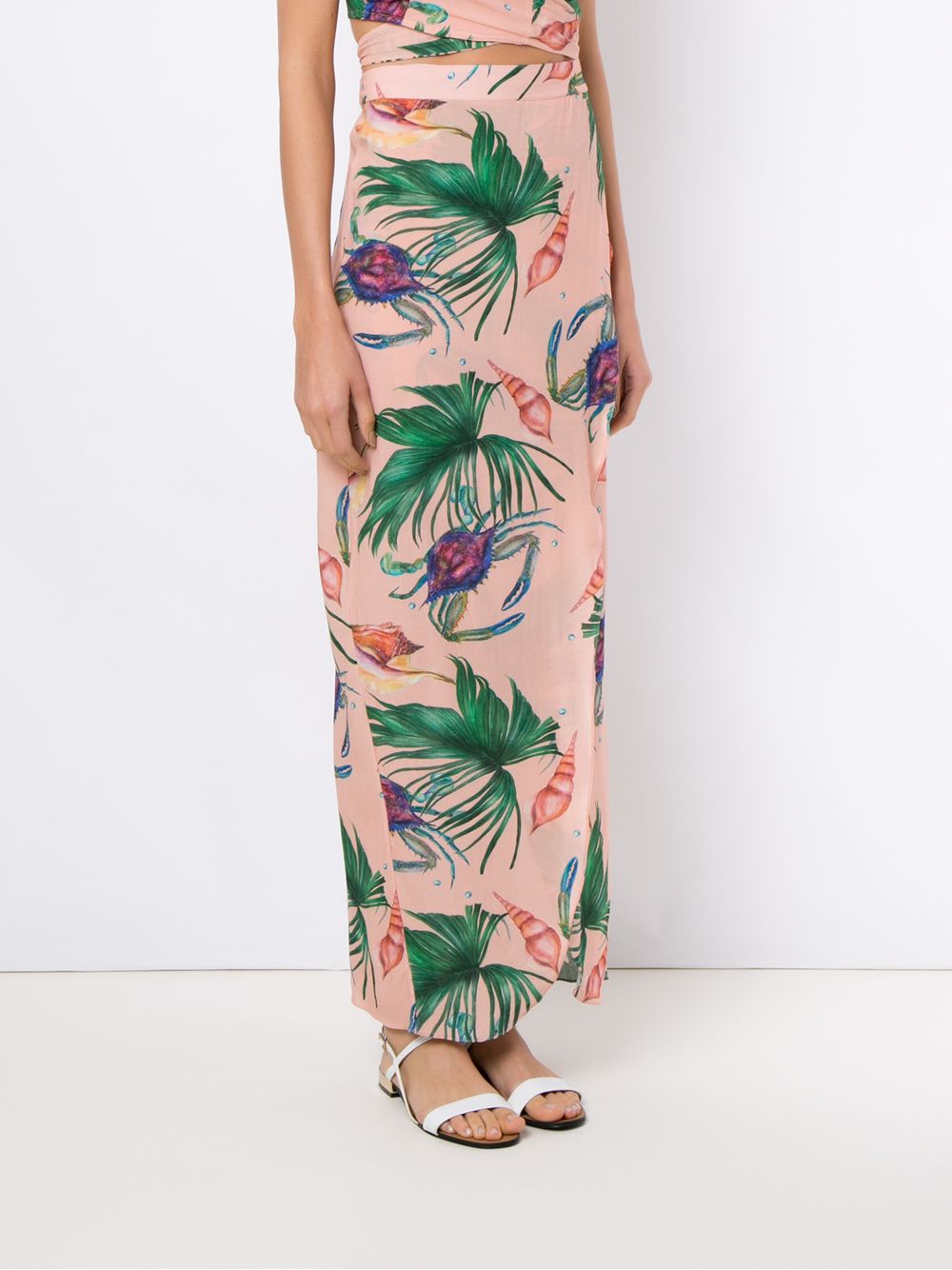 фото Brigitte printed maxi skirt