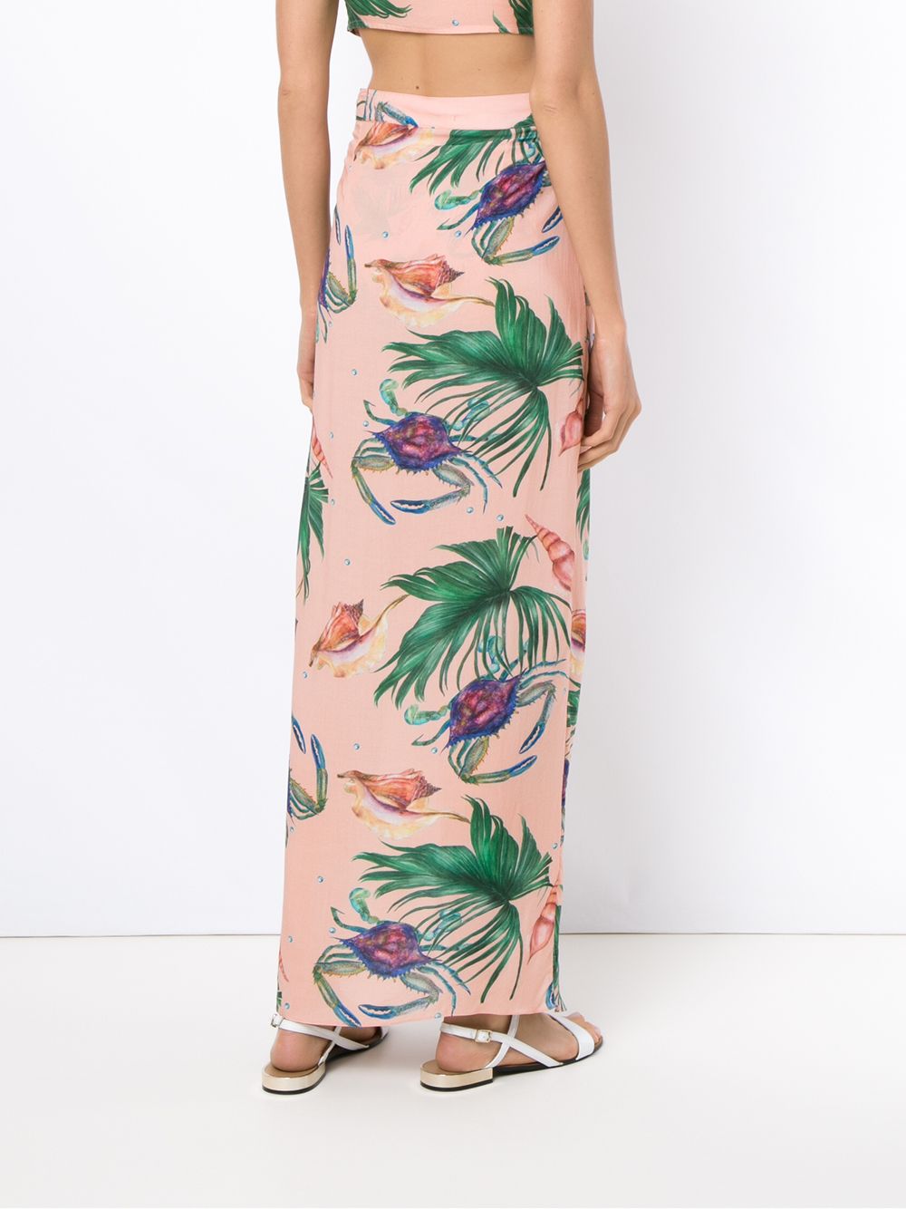 фото Brigitte printed maxi skirt