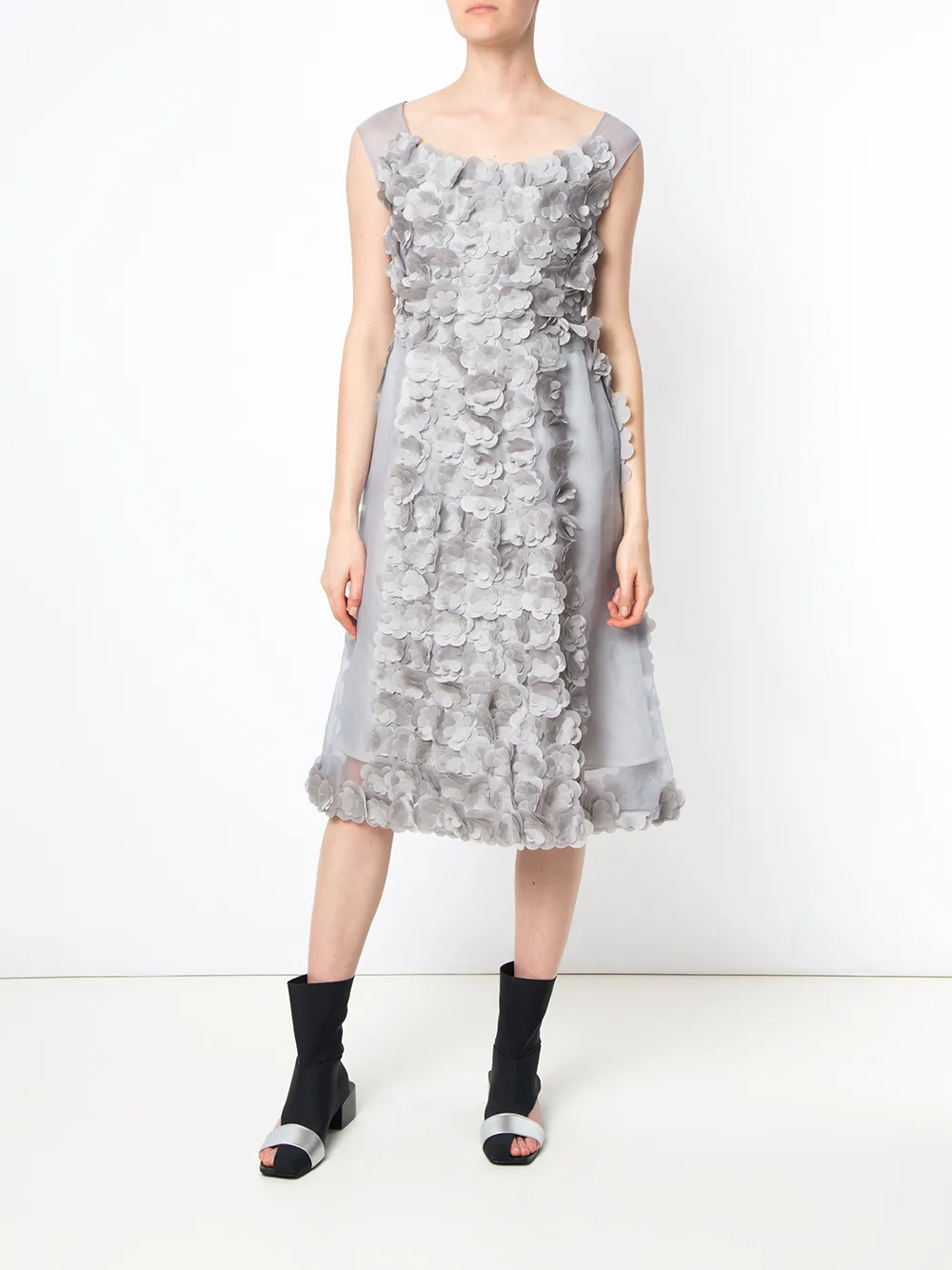 Gloria Coelho midi jurk - Grijs