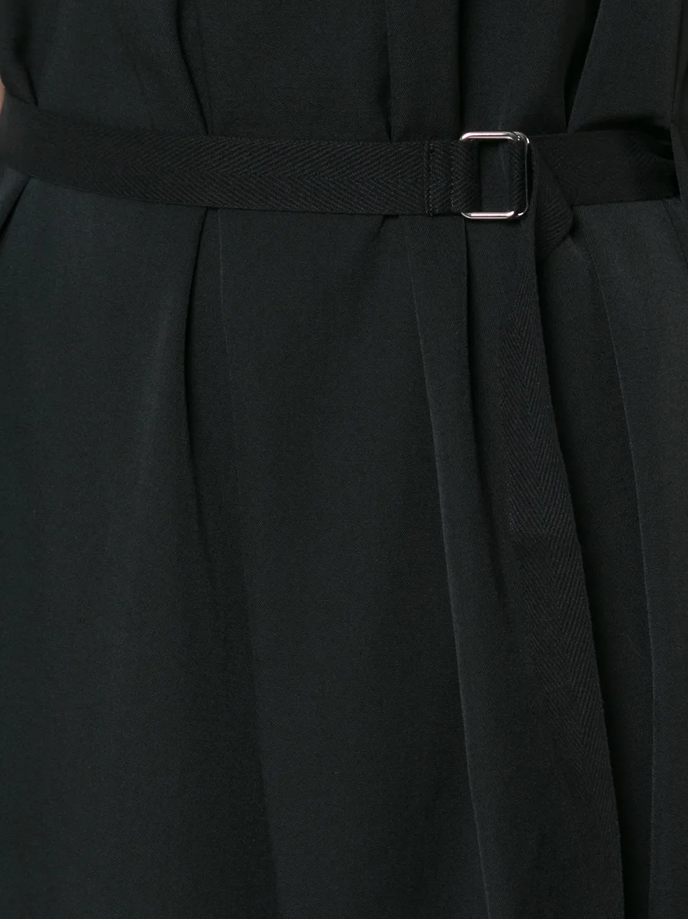 Y's flared knitted dress Zwart