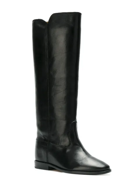 isabel marant calf high boots