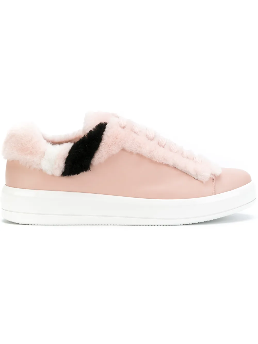 Prada Sneakers Con Pannello In Pelliccia - Tendenza classica, vale la pena avere Prada Sneakers Con Pannello In Pelliccia - Tendenza classica, vale la pena avere