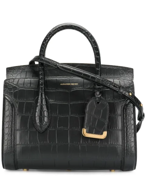 alexander mcqueen mini leather shopper