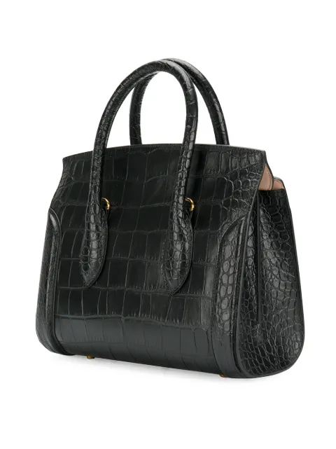 alexander mcqueen black crocodile