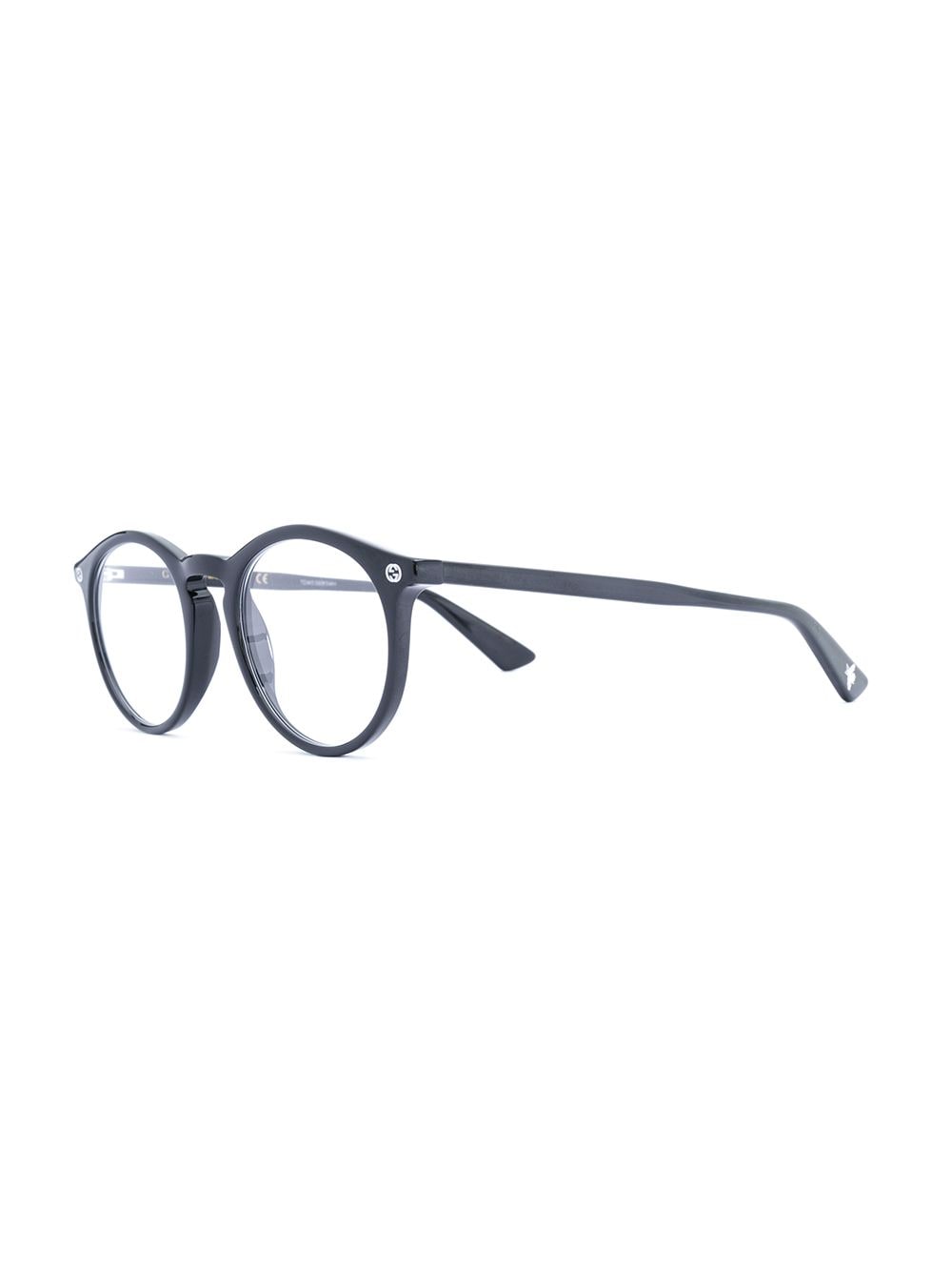 Gucci Eyewear round frame glasses - Zwart