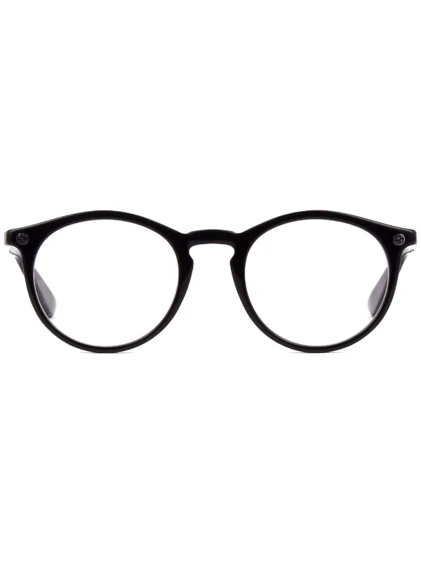 Gucci Eyewear round-frame Glasses Black FARFETCH IN