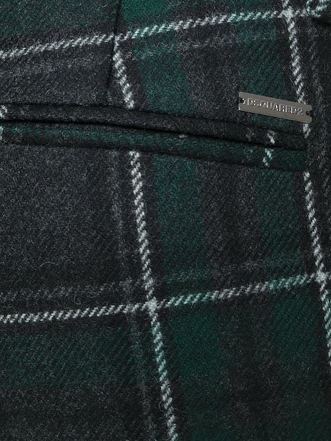 DSQUARED2 WOOL TARTAN PANTS