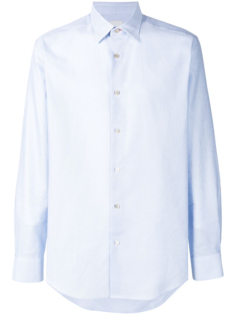 фактурная рубашка с длинными рукавами Paul Smith
