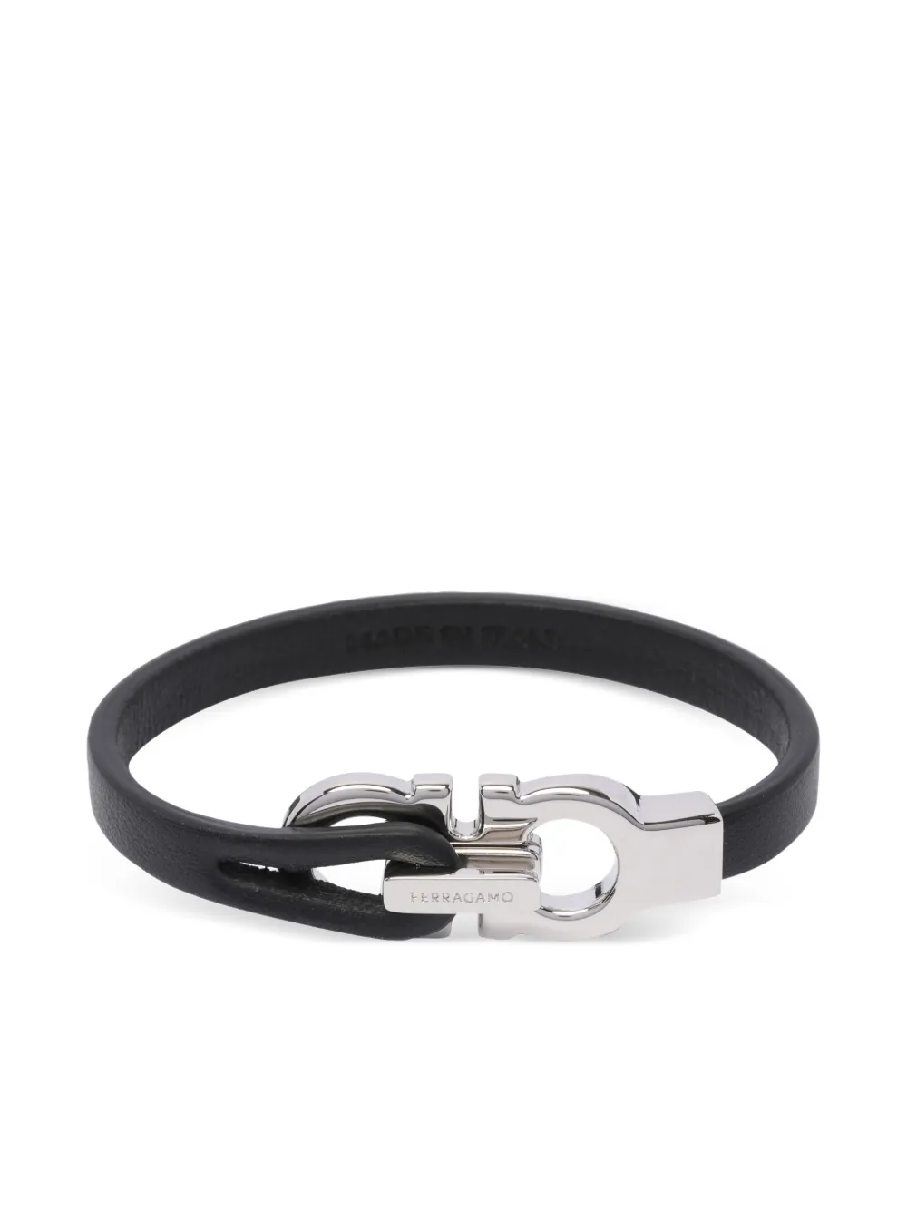 Ferragamo Double Gancio ブレスレット - ブラック Ferragamo Double Gancio ブレスレット - ブラック