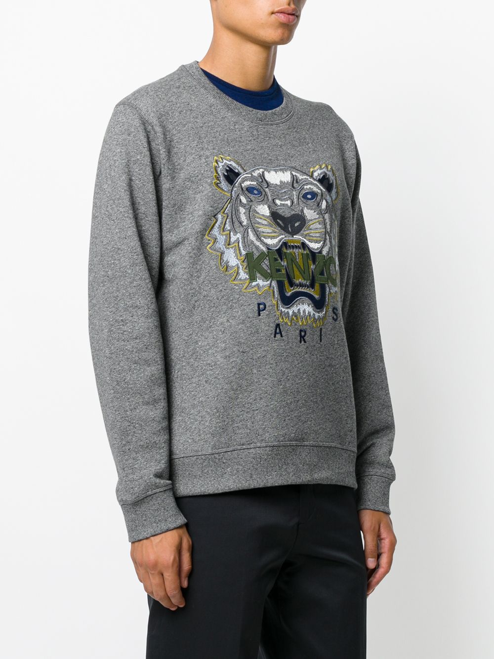 Kenzo Tiger Embroidered Sweatshirt - Farfetch