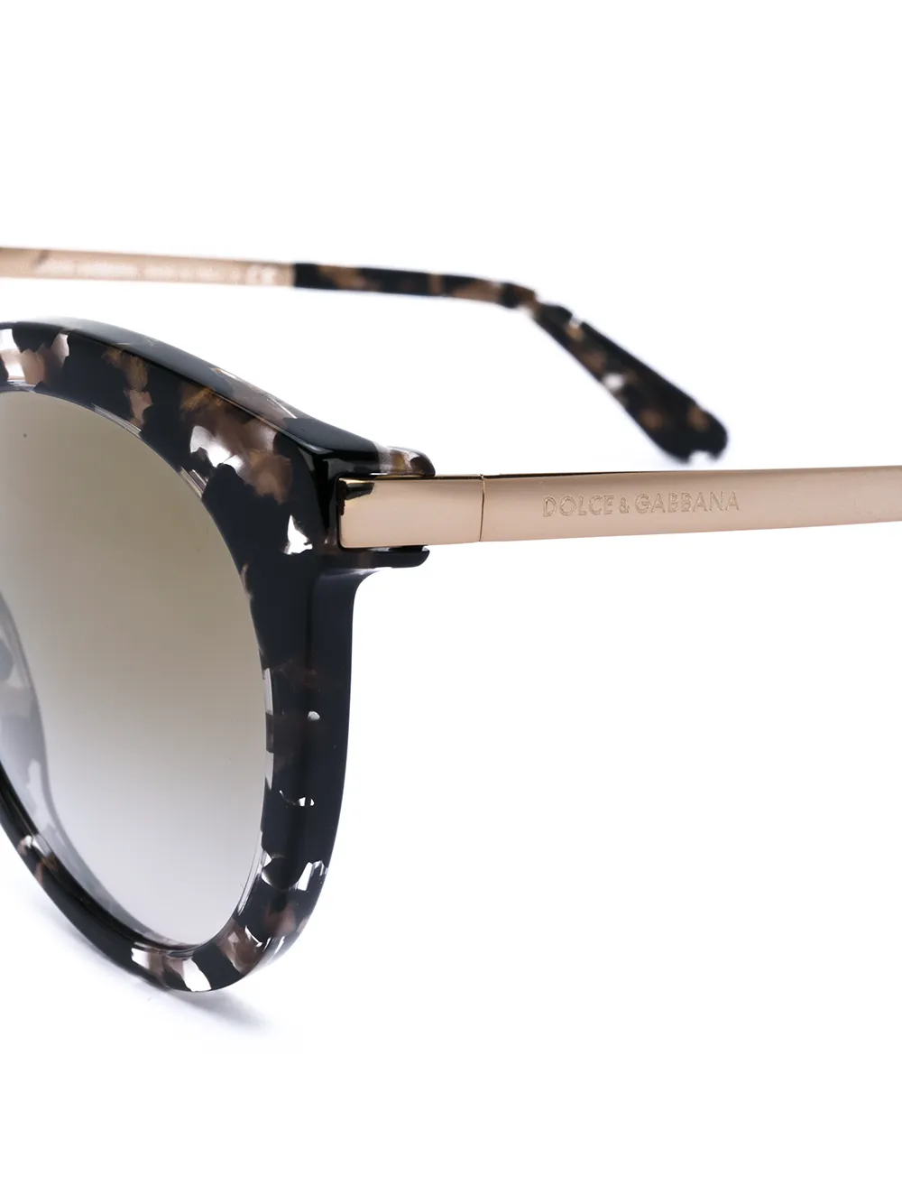 Dolce & Gabbana Eyewear zonnebril met cat-eye montuur Bruin