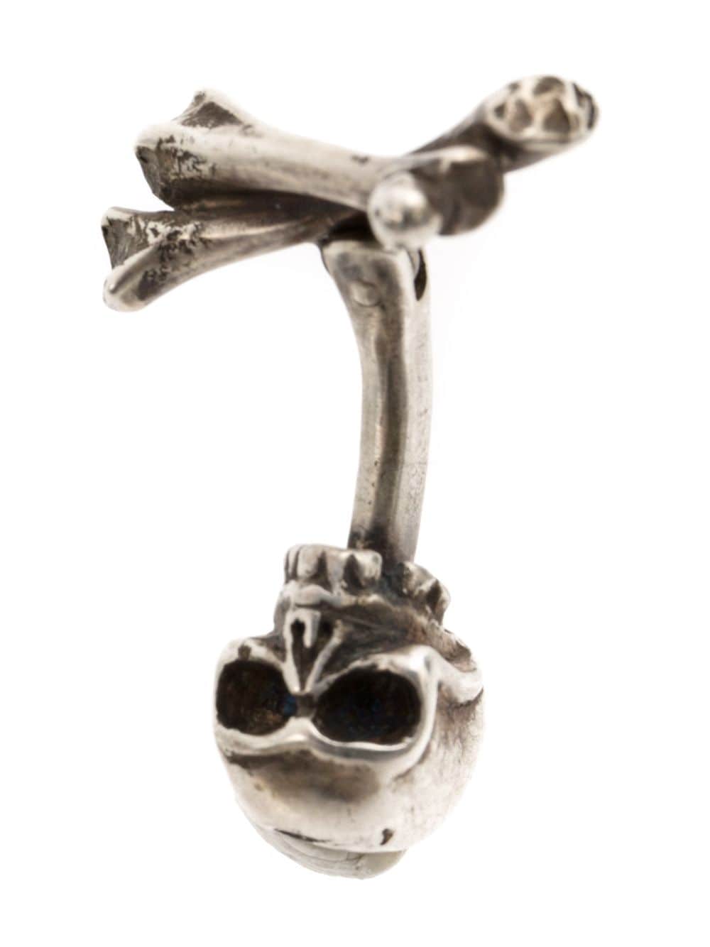 WERKSTATT:MÜNCHEN skull cufflinks - Zilver
