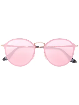 Ray ban blaze round pink clearance