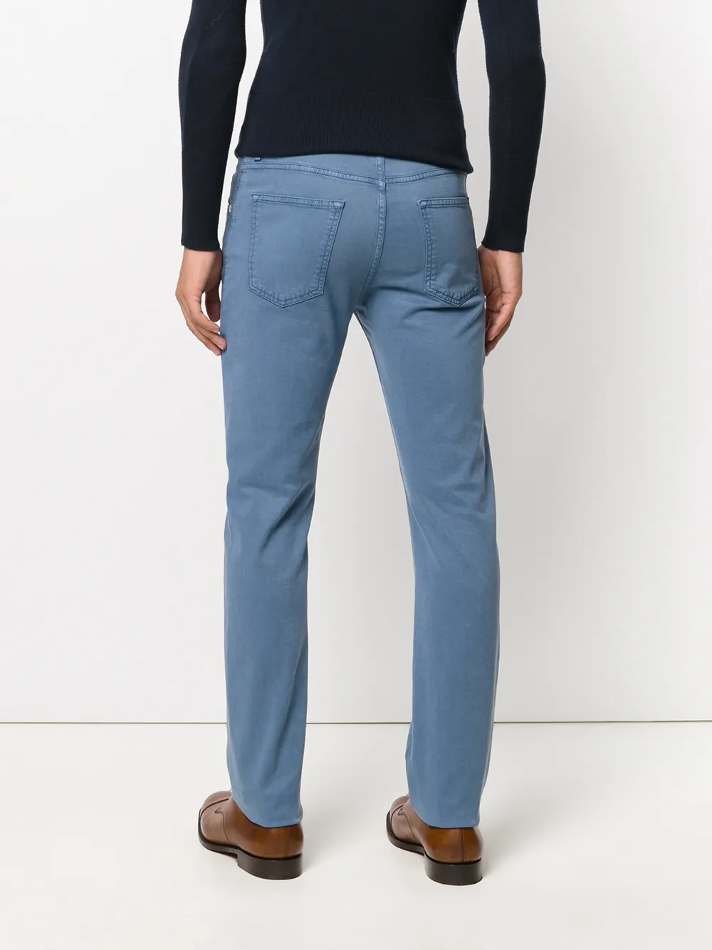 kiton 修身牛仔裤