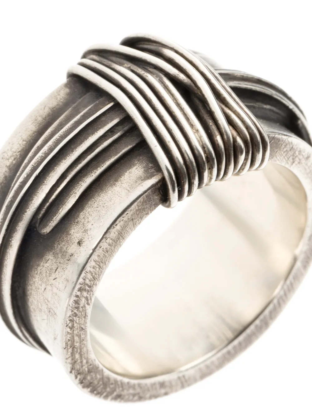  Werkstatt:münchen 'tape' Silberring   Metallic 