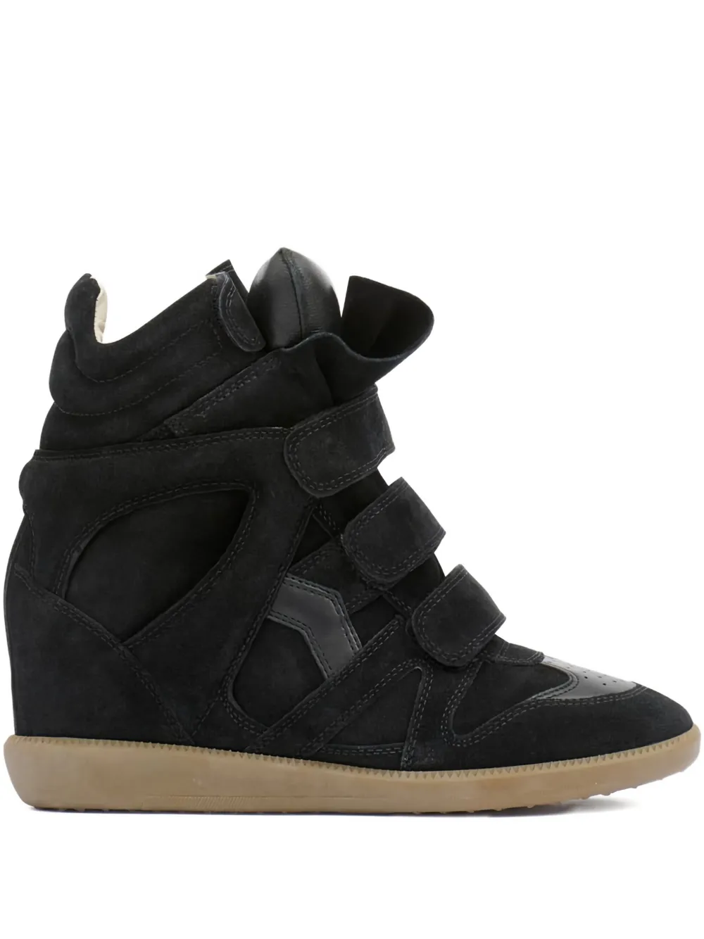 ISABEL MARANT ウェッジハイカットスニーカー - ブラック ISABEL MARANT ウェッジハイカットスニーカー - ブラック