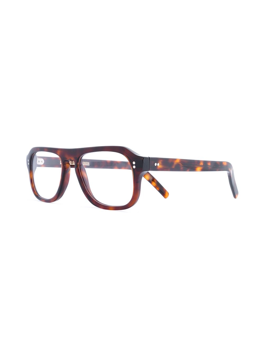 cutler & gross square frame glasses - brown