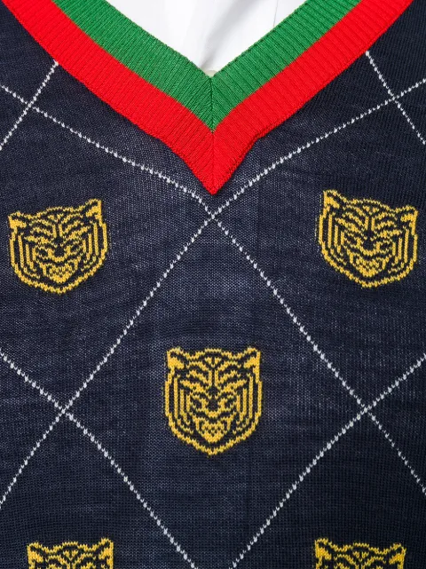 pink gucci sweater with green bear