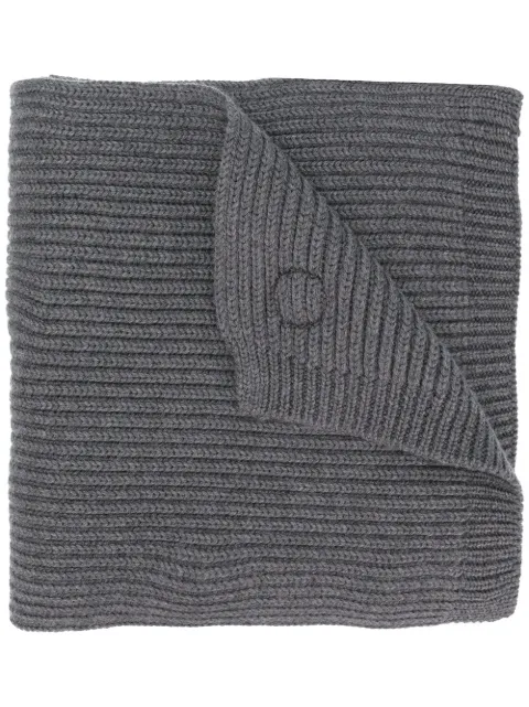 DSQUARED2 ribbed maple logo scarf