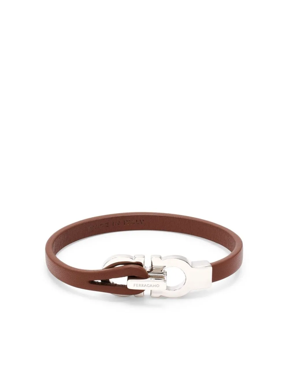 Ferragamo double Gancio bracelet | Brown | Image 1