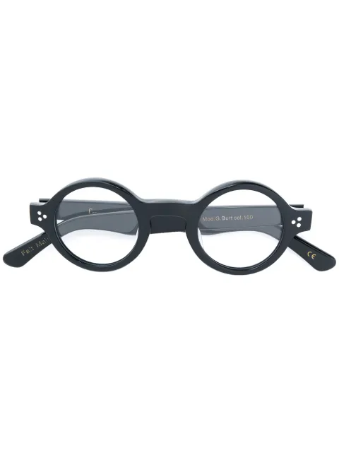 Lesca round frame glasses