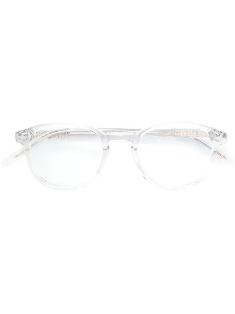 Lesca round frame glasses