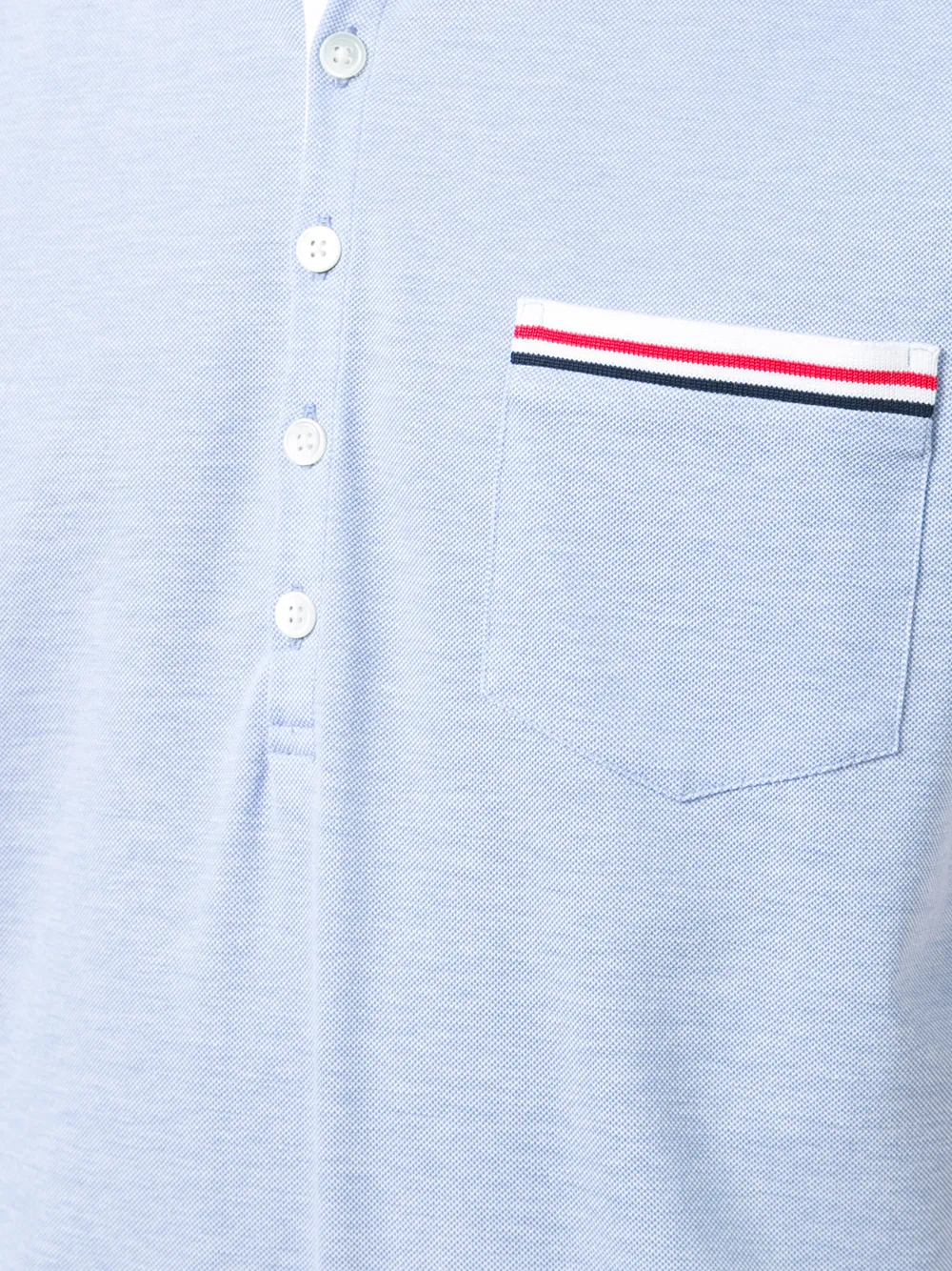 Thom Browne gestreepte poloshirt Blauw