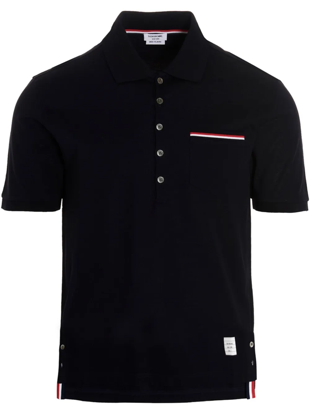 Thom Browne gestreepte poloshirt Blauw