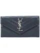 Image 1 of Saint Laurent large Monogram flap wallet