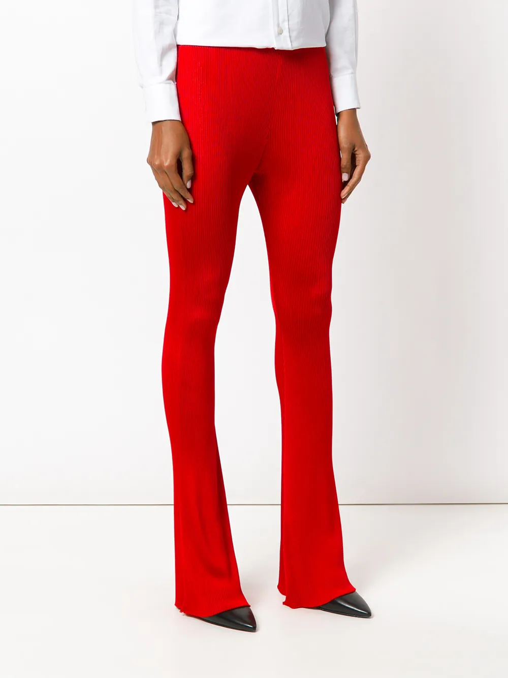 Givenchy broek met wijde pijpen Rood