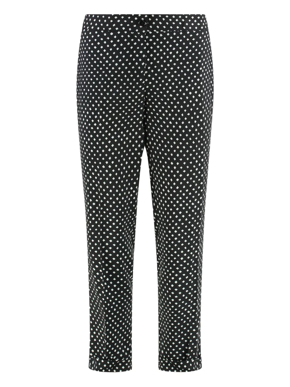 ETRO polka-dot cropped trousers | Black | Image 1