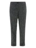 ETRO polka-dot cropped trousers - Black