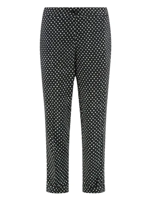ETRO polka-dot cropped trousers 