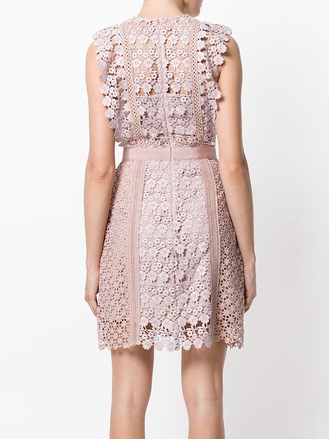 Self-portrait Daisy Dress, Pink 