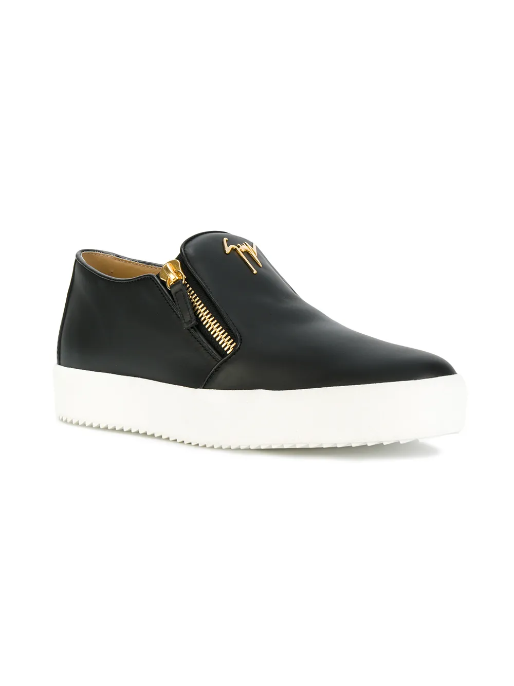 Giuseppe Zanotti Adam laceless sneakers Zwart