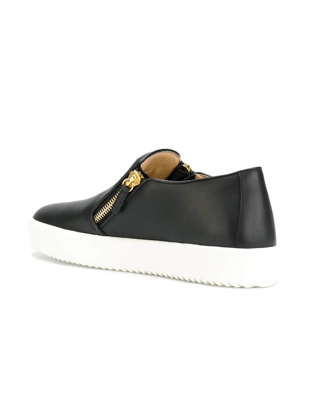 Giuseppe Zanotti Adam laceless sneakers Zwart