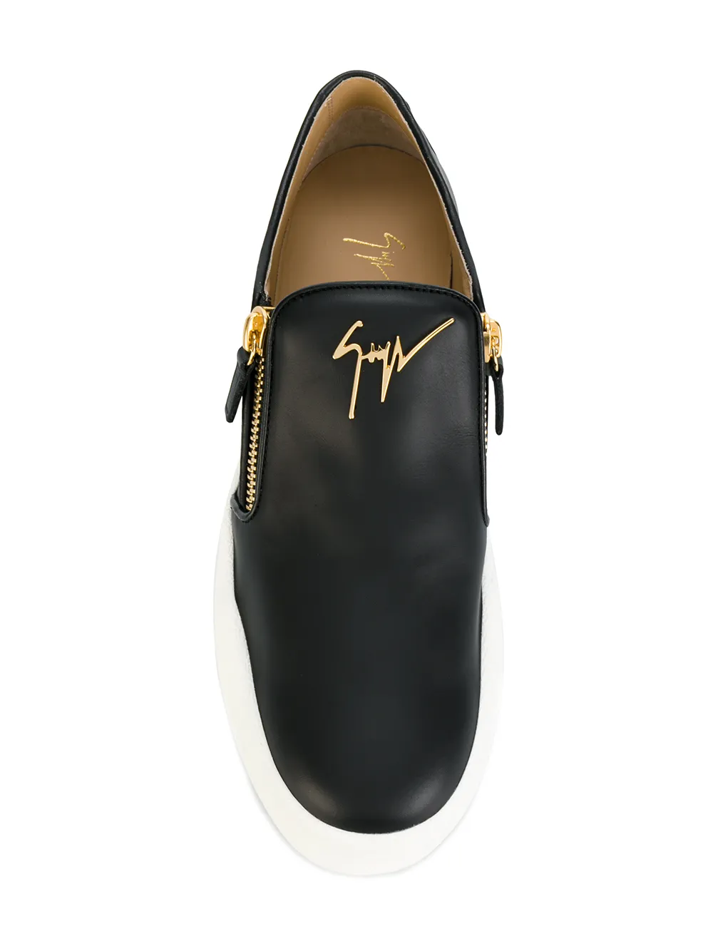 Giuseppe Zanotti Adam laceless sneakers Zwart