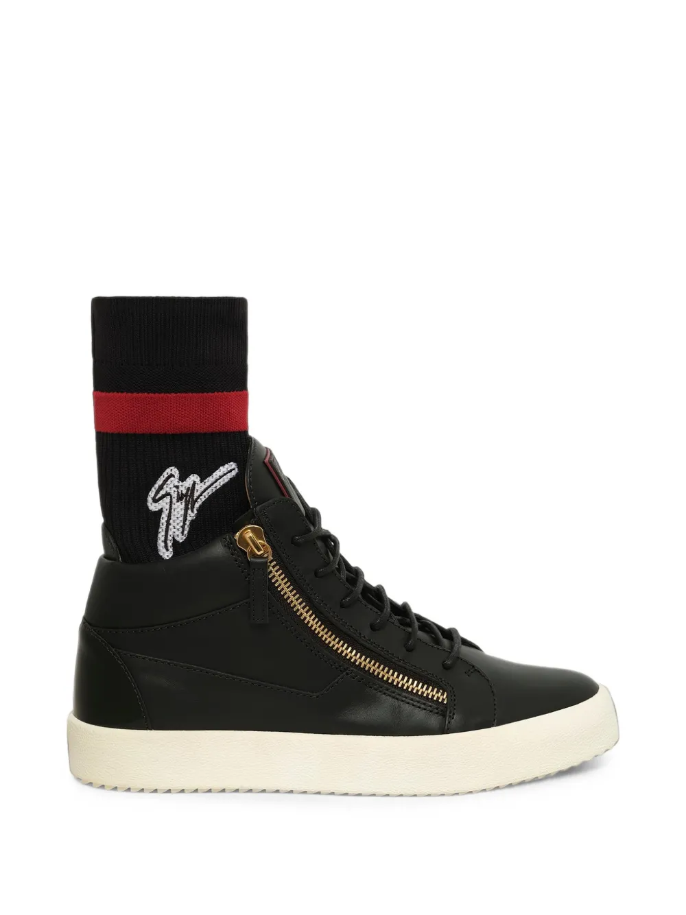 Giuseppe Zanotti Adam laceless sneakers Zwart